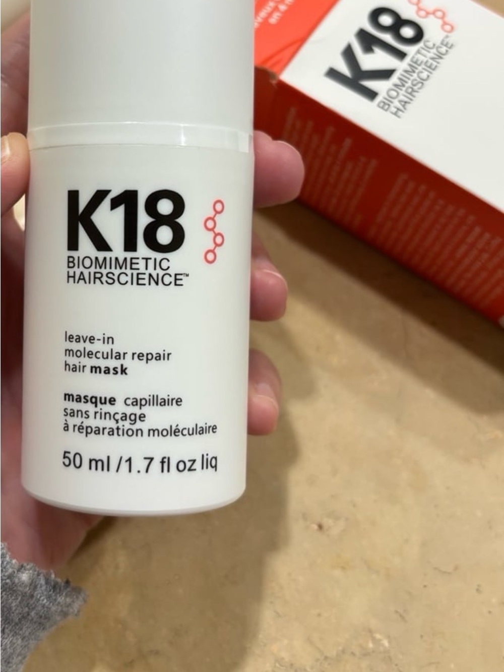 K18 Biomimetic Hairscience Leave-In Molecular Repair Hair Mask